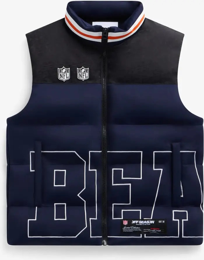 Unisex  Navy Chicago Bears Team Puffer Vest | Nordstrom