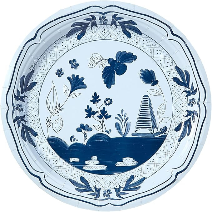 Beachside Pavilion Disposable Paper Dessert Plates Pack of 8 - Great for outdoor events, bbqs, di... | Amazon (US)