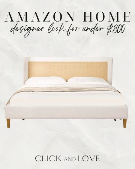 Neutral bed frame under $800 👏🏼 this is a great look for less! 

Primary bedroom, guest bedroom, bedroom, bed frame, bedroom inspiration, neutral bedroom, modern home, traditional style, Interior design, look for less, designer inspired, Amazon, Amazon home, Amazon must haves, Amazon finds, Amazon home decor, Amazon furniture #amazon #amazonhome

#LTKstyletip #LTKsalealert #LTKhome