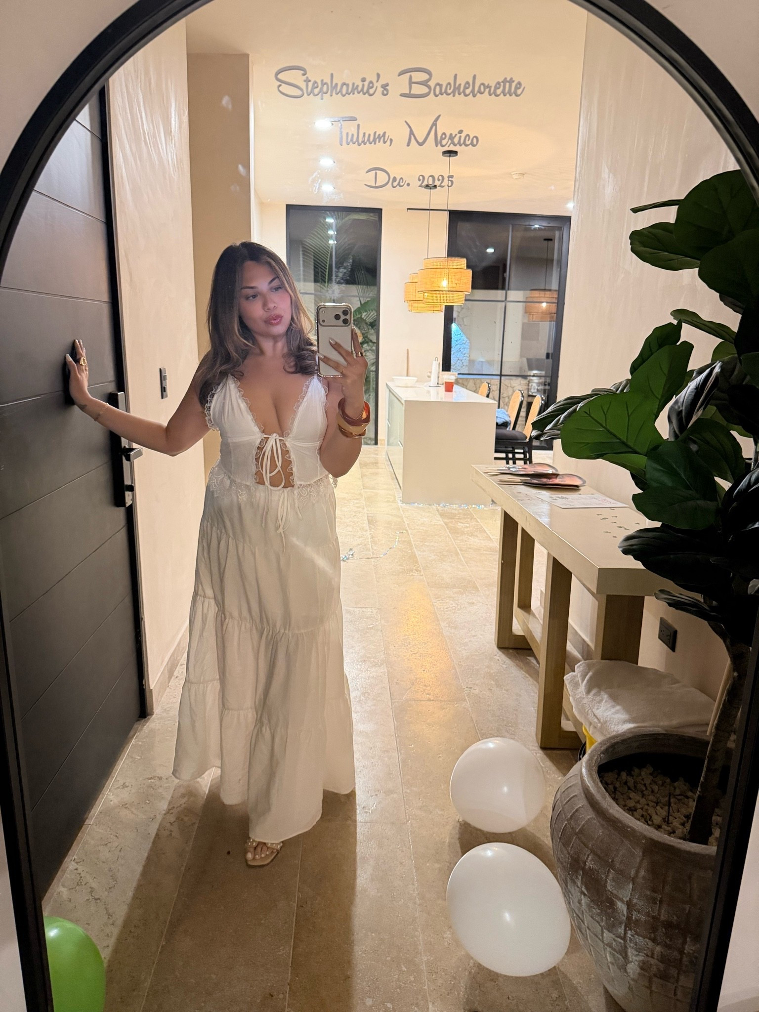 Tulum bachelorette trip white two piece maxi set🤍🌴

#LTKWedding #LTKootd #LTKMidsize