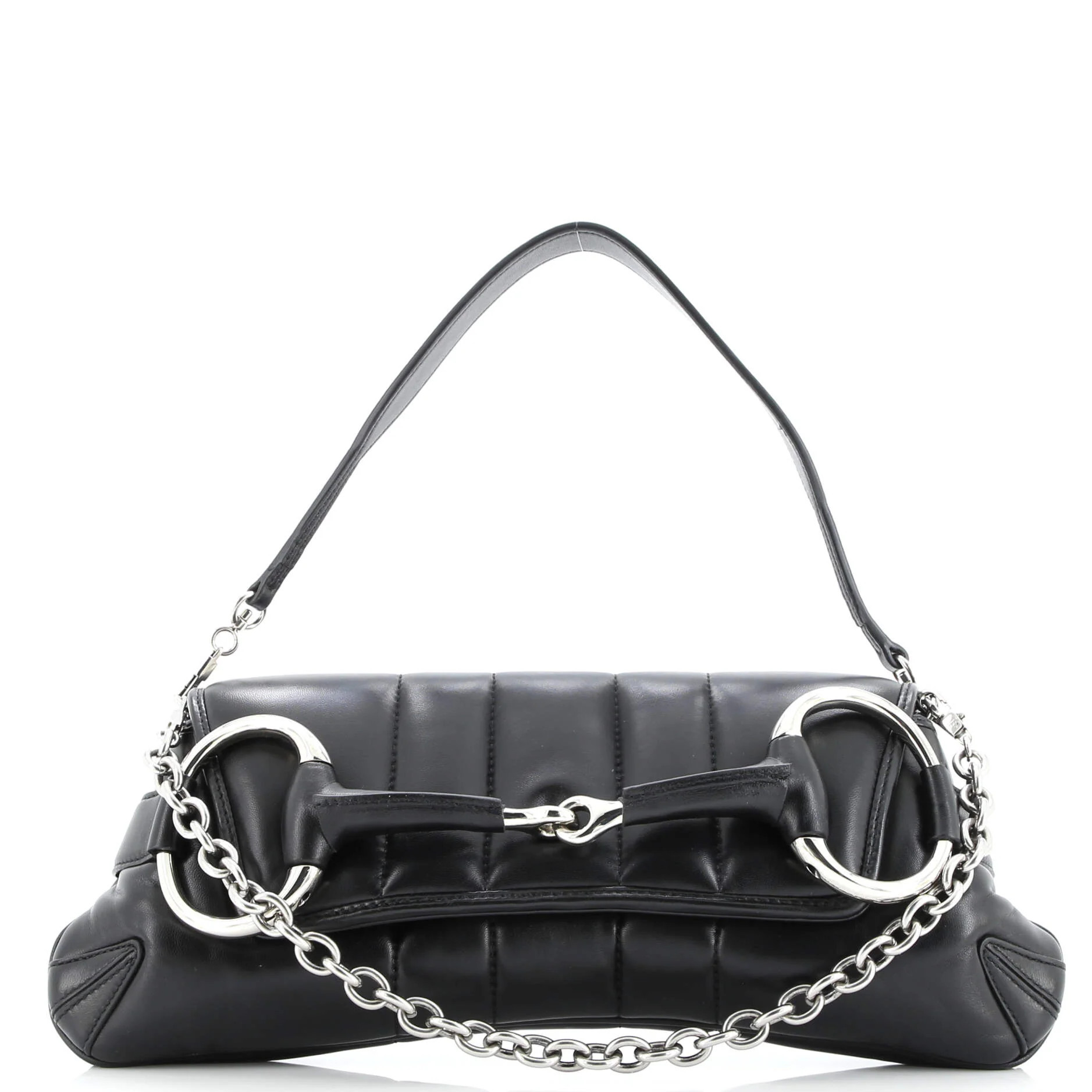 Pre-Loved Gucci Horsebit Chain Shoulder Bag Vertical Quilted Leather Medium | Zulily