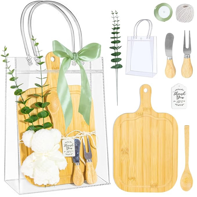 2 Set Baby Shower Game Prizes for game winners adults, Bamboo Mini Charcuterie Boards with Spoon ... | Amazon (US)