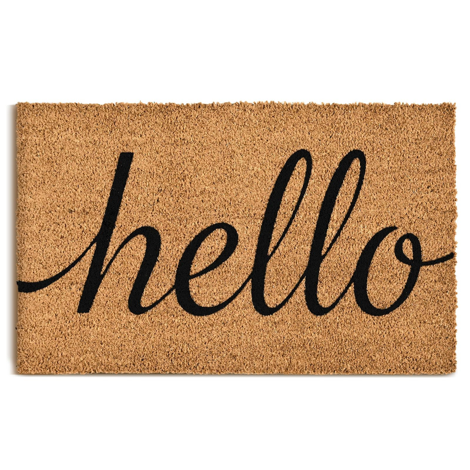 Coco Coir Door Mat with Heavy Duty Backing- Anti-Slip Natural Coconut Outdoor Mats, Welcome Doorm... | Amazon (US)