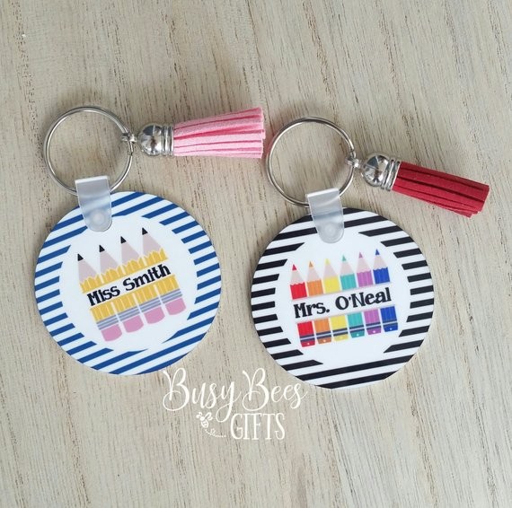 Personalized Teacher Keychain.  Personalized Keychain. | Etsy | Etsy (US)