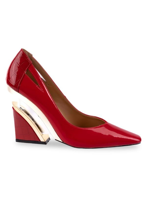 Viper Croc-Embossed Pumps | Saks Fifth Avenue OFF 5TH