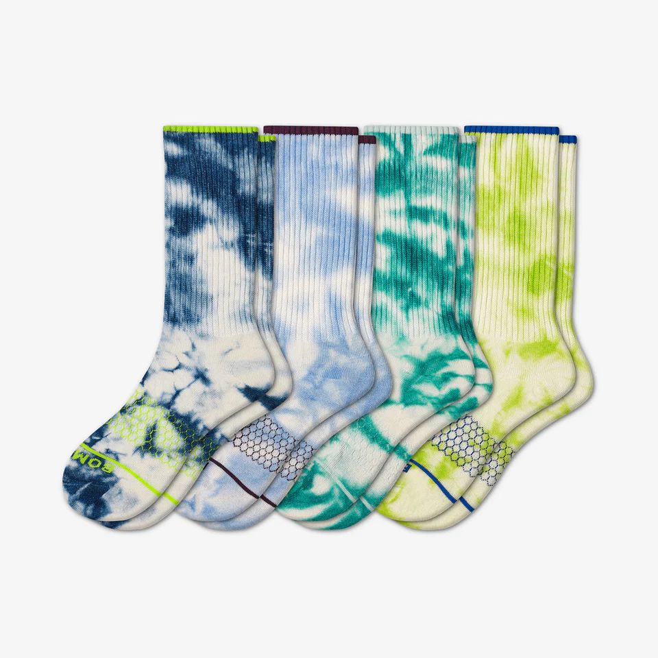 Men's Merino Wool Tie Dye Calf Sock 4-Pack | Bombas Socks