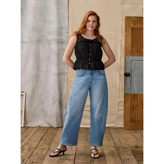 Levi Strauss Signature™ Women's and Women's Plus Vintage Barrel Jeans, Sizes 0-22 | Walmart (US)