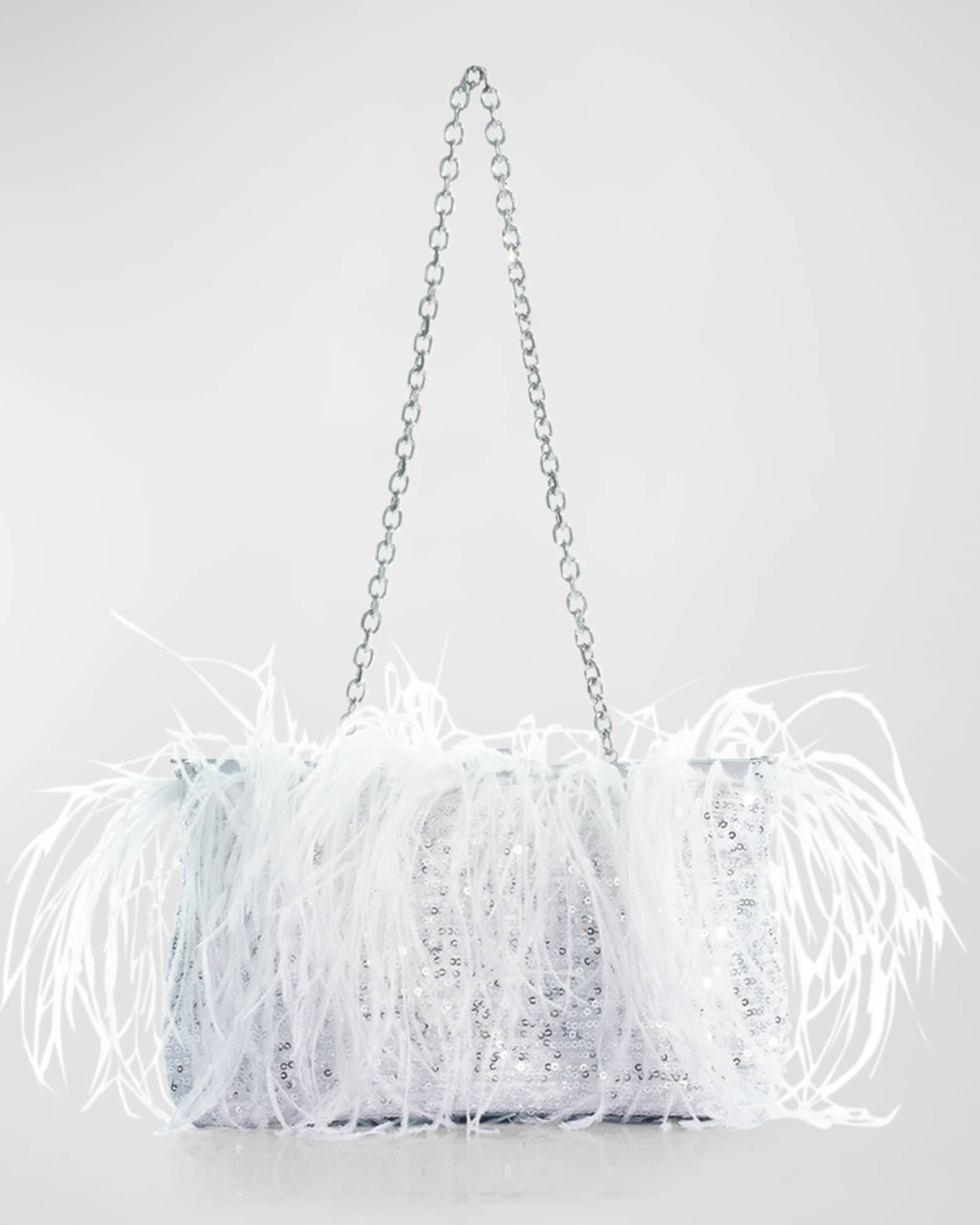 The Sea Anemone Sequins Shoulder Bag | Neiman Marcus