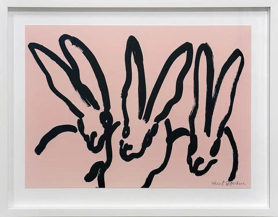 Hunt SlonemPale Pink Bunnies2017 | 1stDibs