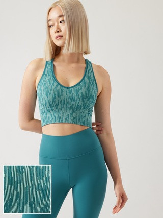 Aurora Seamless Crop Rib Tank | Athleta