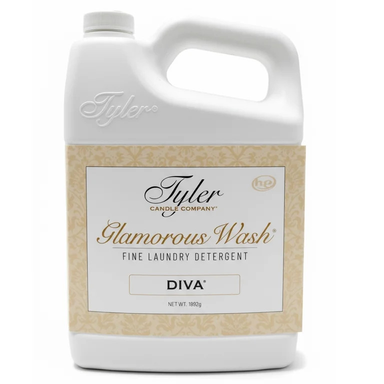 Tyler Candle Diva Glamorous Wash Liquid Laundry Detergent, 24 Loads, 64 fl oz | Walmart (US)
