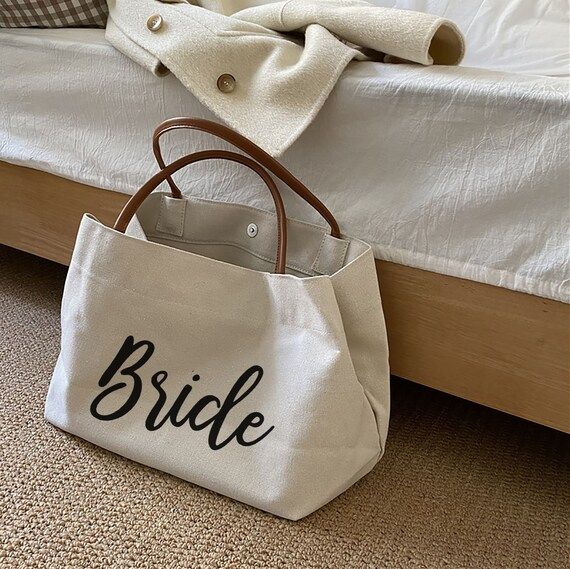 bride bag -engagement gift fiancée bag -bride tote bag -bride gift -bride to be gift | Etsy (US)