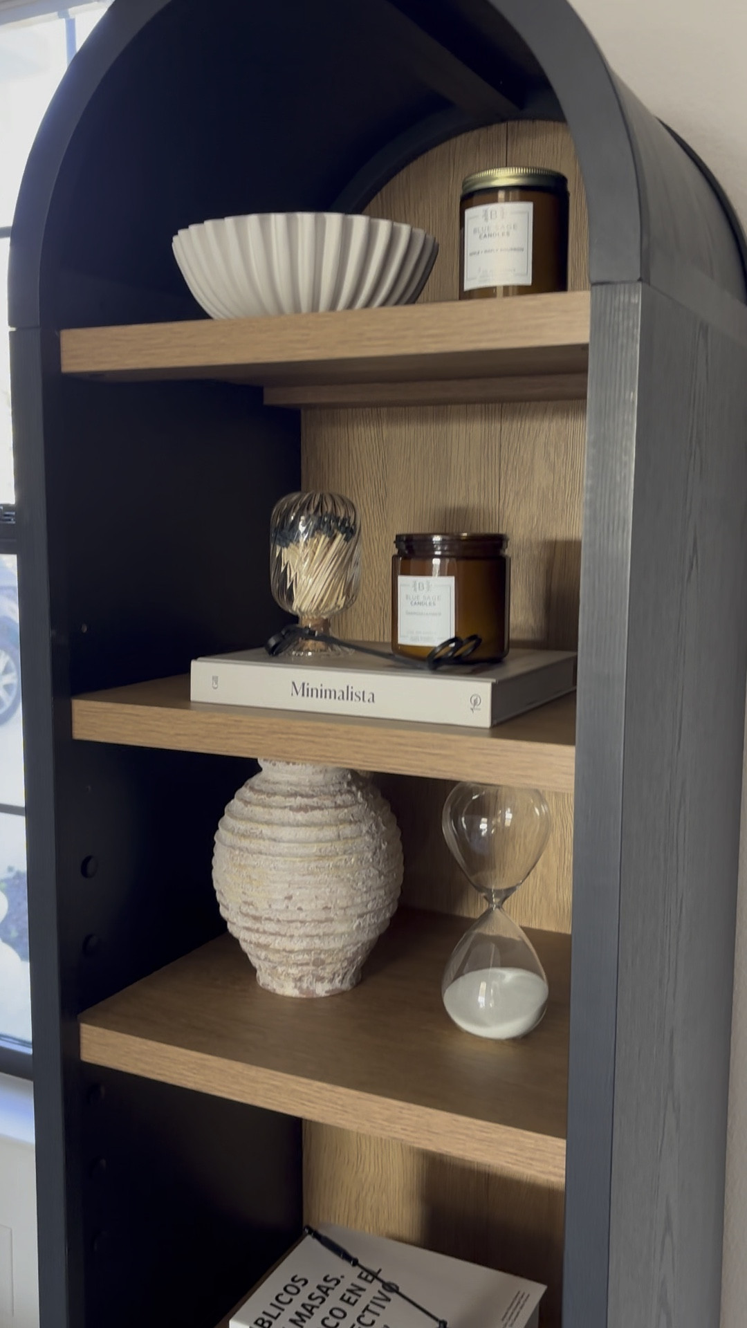 My favorite arched cabinet is under $150! I love combination of the black and wood!

Shelf styling 
Neutral, home decor 
Shelf decor 
Affordable home decor 

#LTKHome #LTKFindsUnder100 #LTKSaleAlert