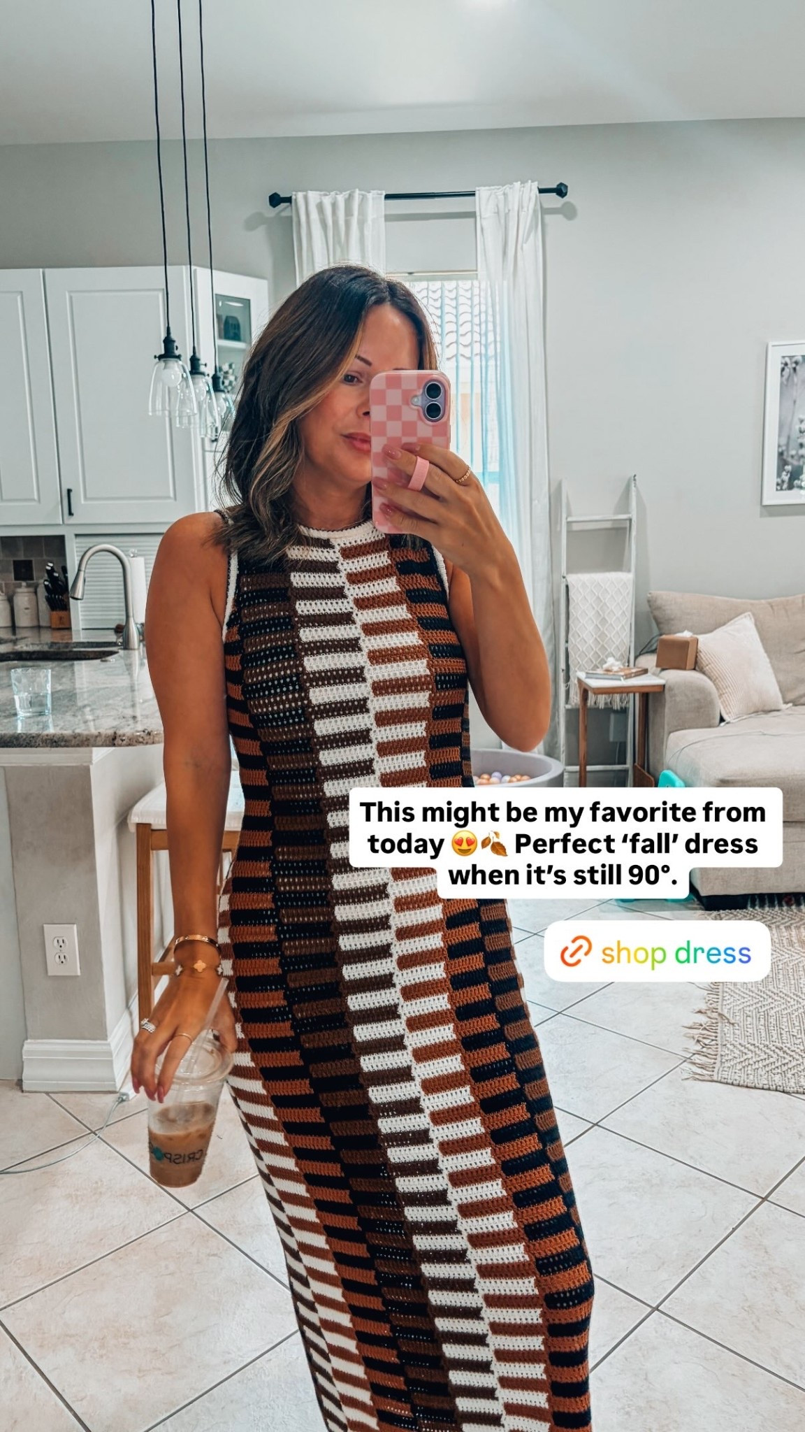 This might be my favorite from today 😍🍂 Perfect ‘fall’ dress when it’s still 90°.

#LTKgrwm #LTKootd #LTKSeasonal