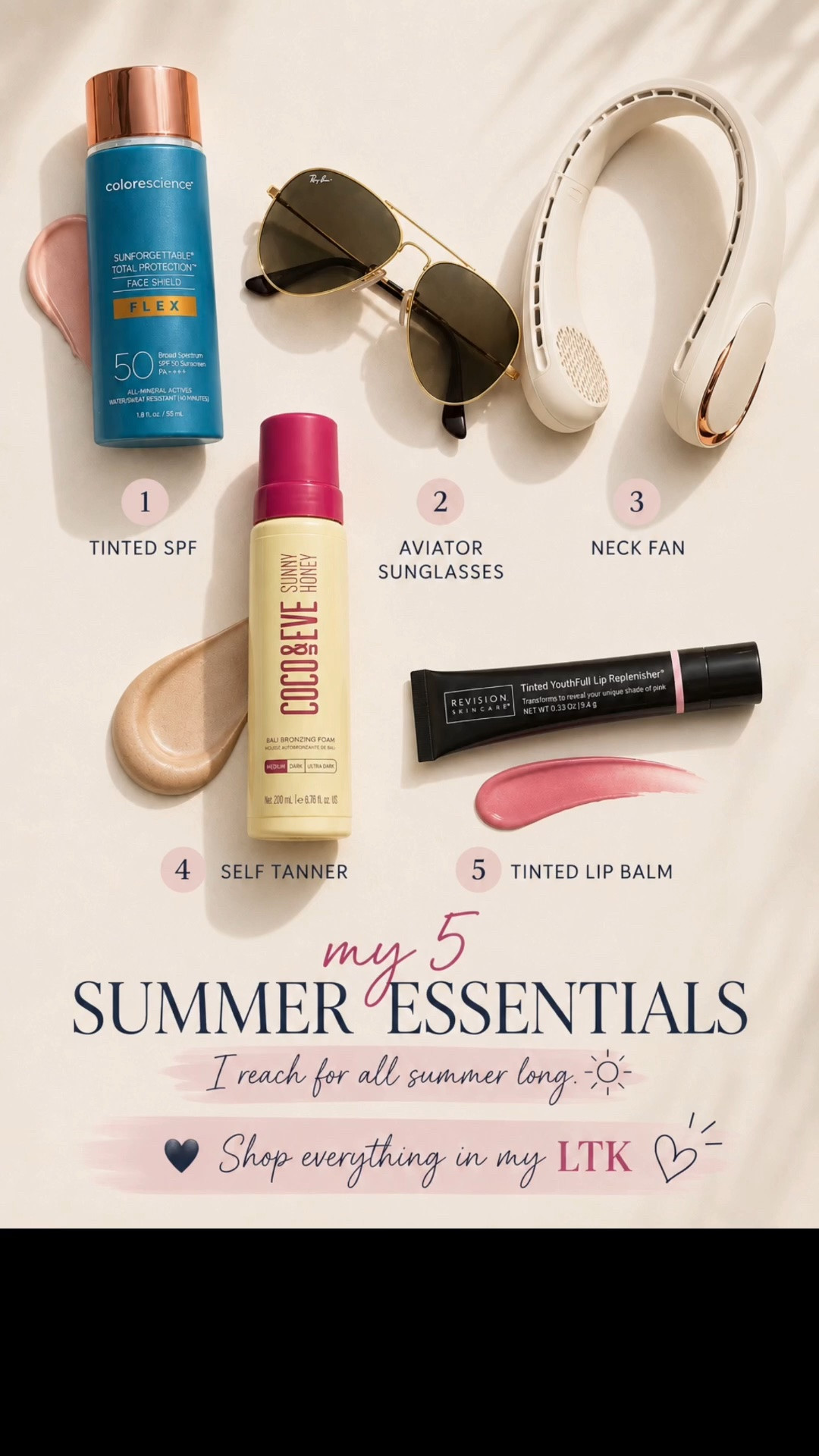 If you’re feeling this heat and humidity too 🥵☀️, these are the five summer essentials I reach for again and again. From staying cool to protecting your skin, these are my tried-and-true favorites that make summer a little more comfortable. 💛
#summerheatwave

#LTKTravel #LTKBeauty #LTKselfcare