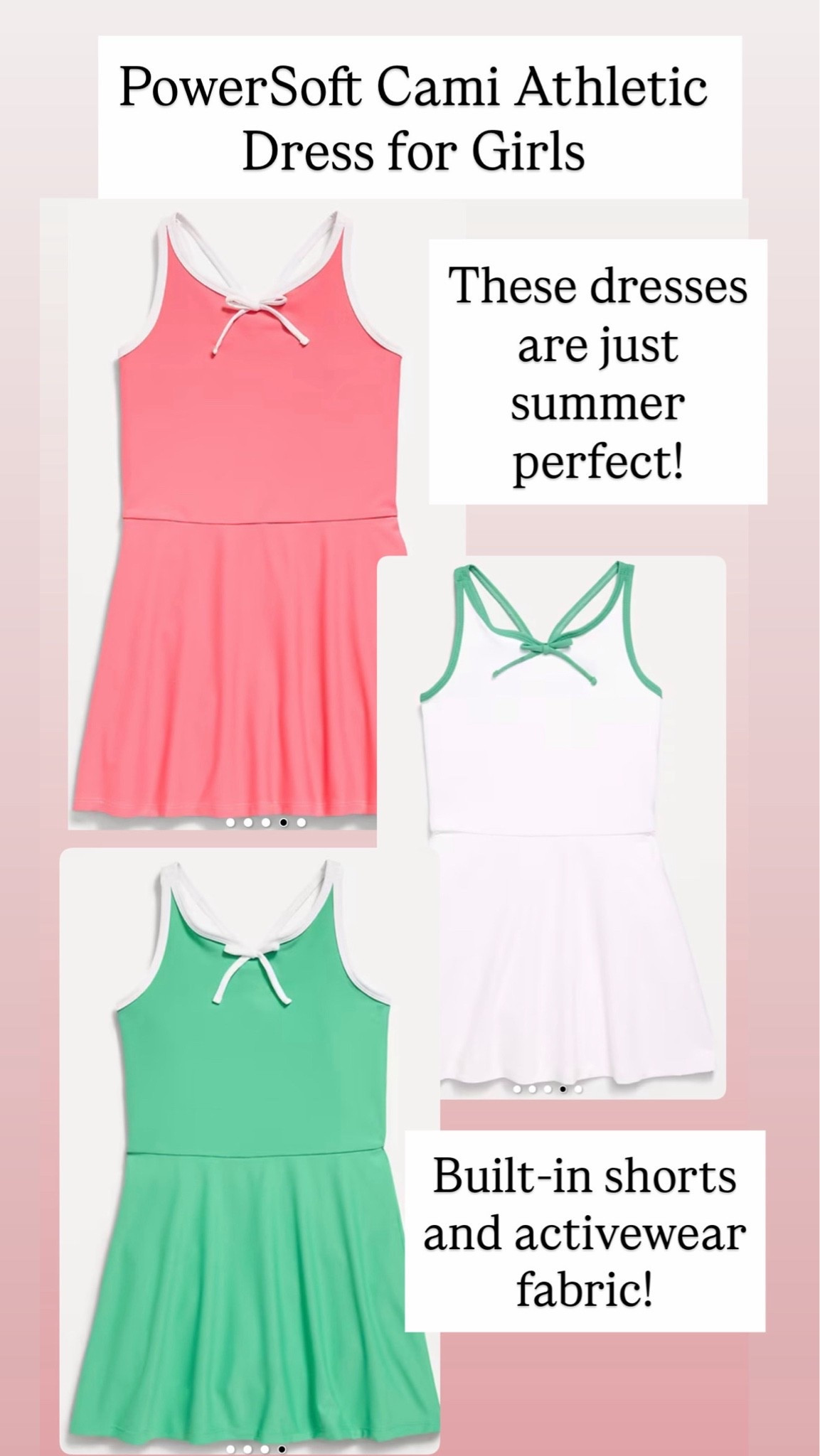 PowerSoft Cami Athletic Dress for Girls

#LTKKids #LTKSaleAlert
