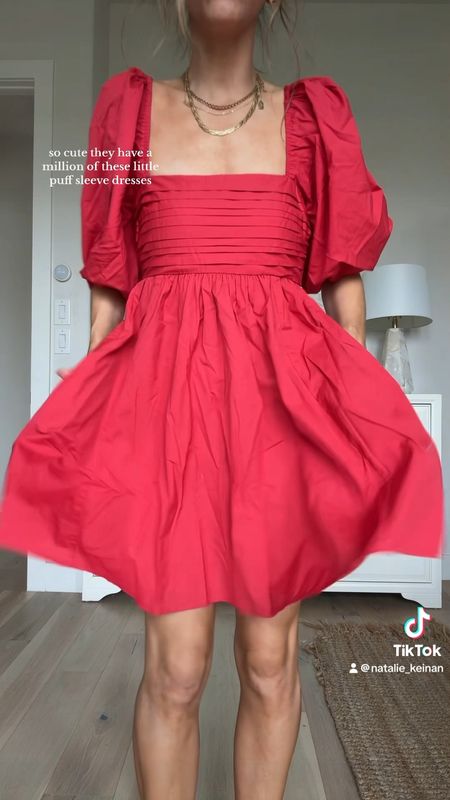 Love this red puff sleeve dress from Abercrombie!! I’m in an xs! Tons of colors and prints! 


#LTKstyletip #LTKwedding #LTKfindsunder100