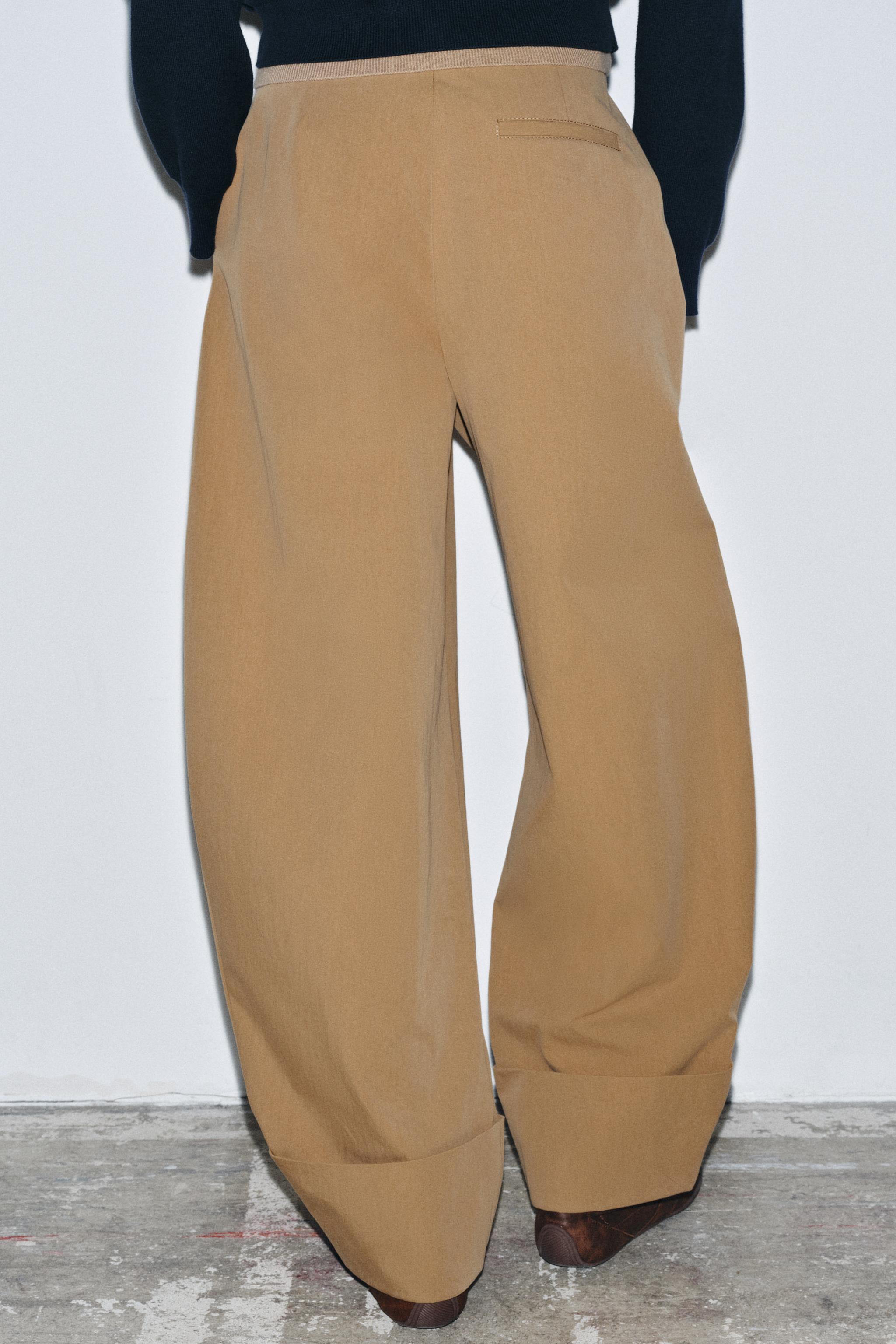 ZW COLLECTION DARTED CHINO TROUSERS | Zara UK