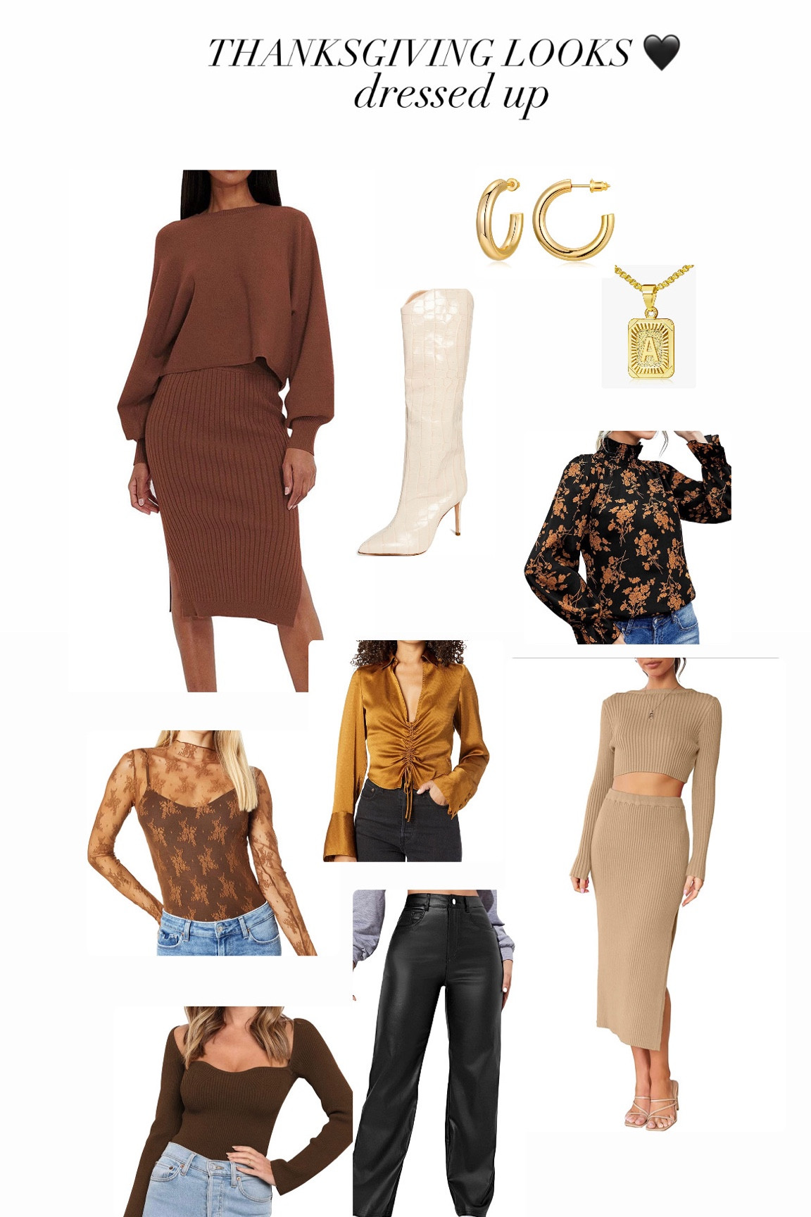 Thanksgiving looks from amazon fashion 

#LTKstyletip #LTKHoliday #LTKSeasonal