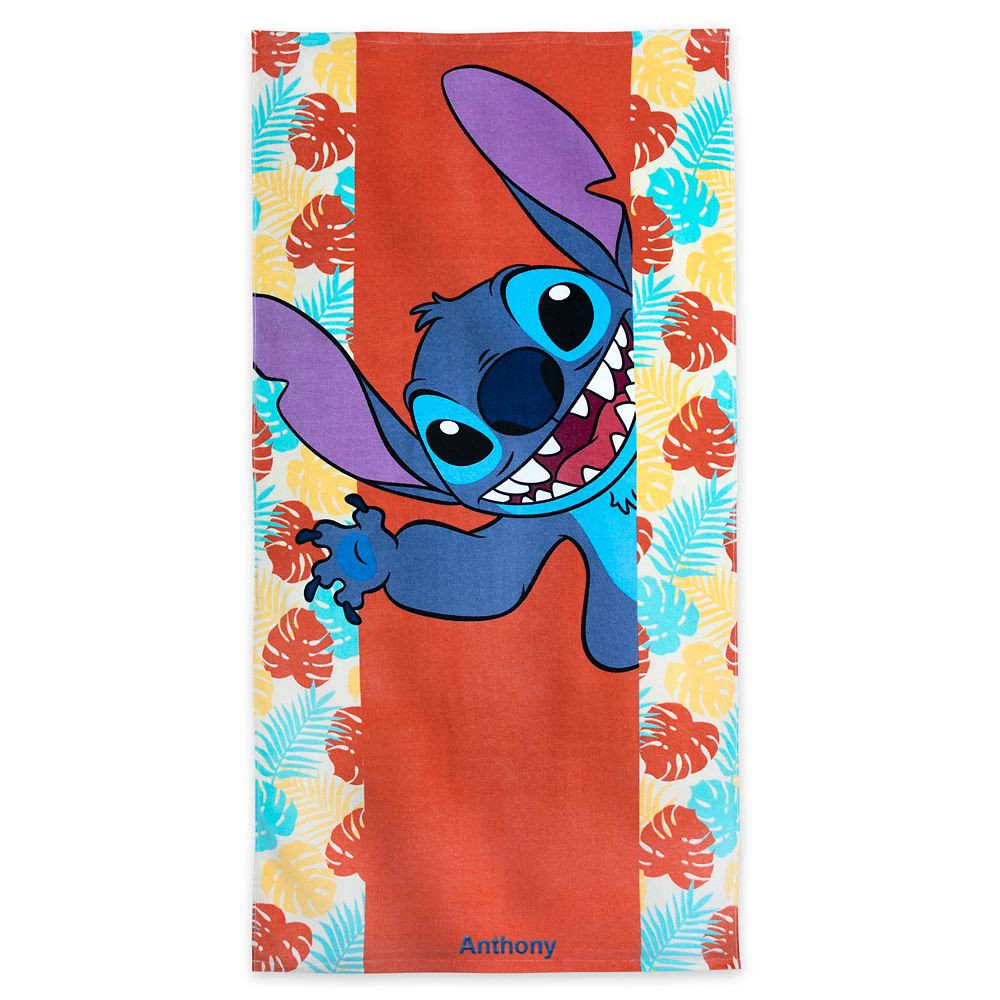 Stitch Beach Towel – Lilo & Stitch – Personalized | Disney Store