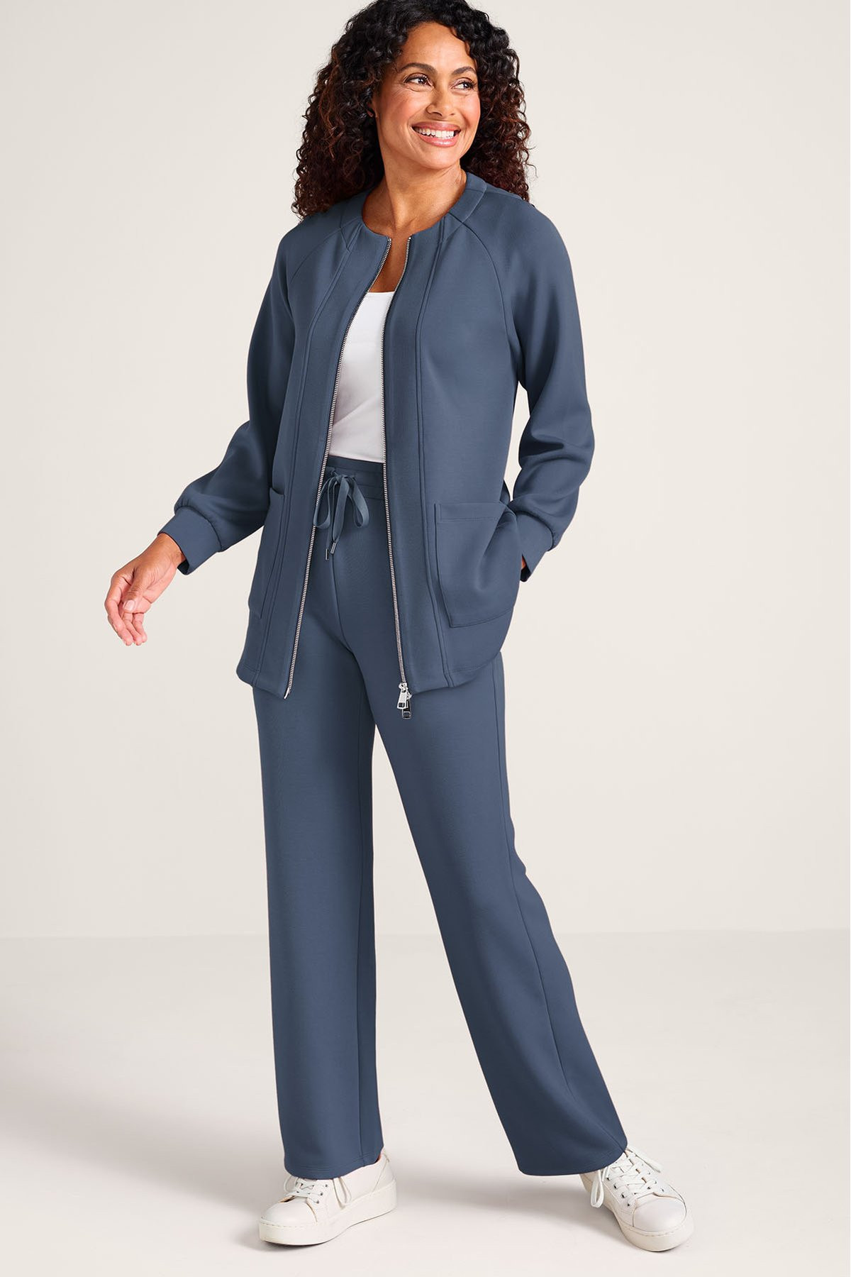 Skyline Full Zip Knit Jacket | Soft Surroundings