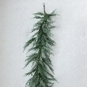 CG Hunter X Sinclair & Moore Cedar Garland, Premium Artificial Indoor Cedar 9' Long Christmas Gar... | Amazon (US)