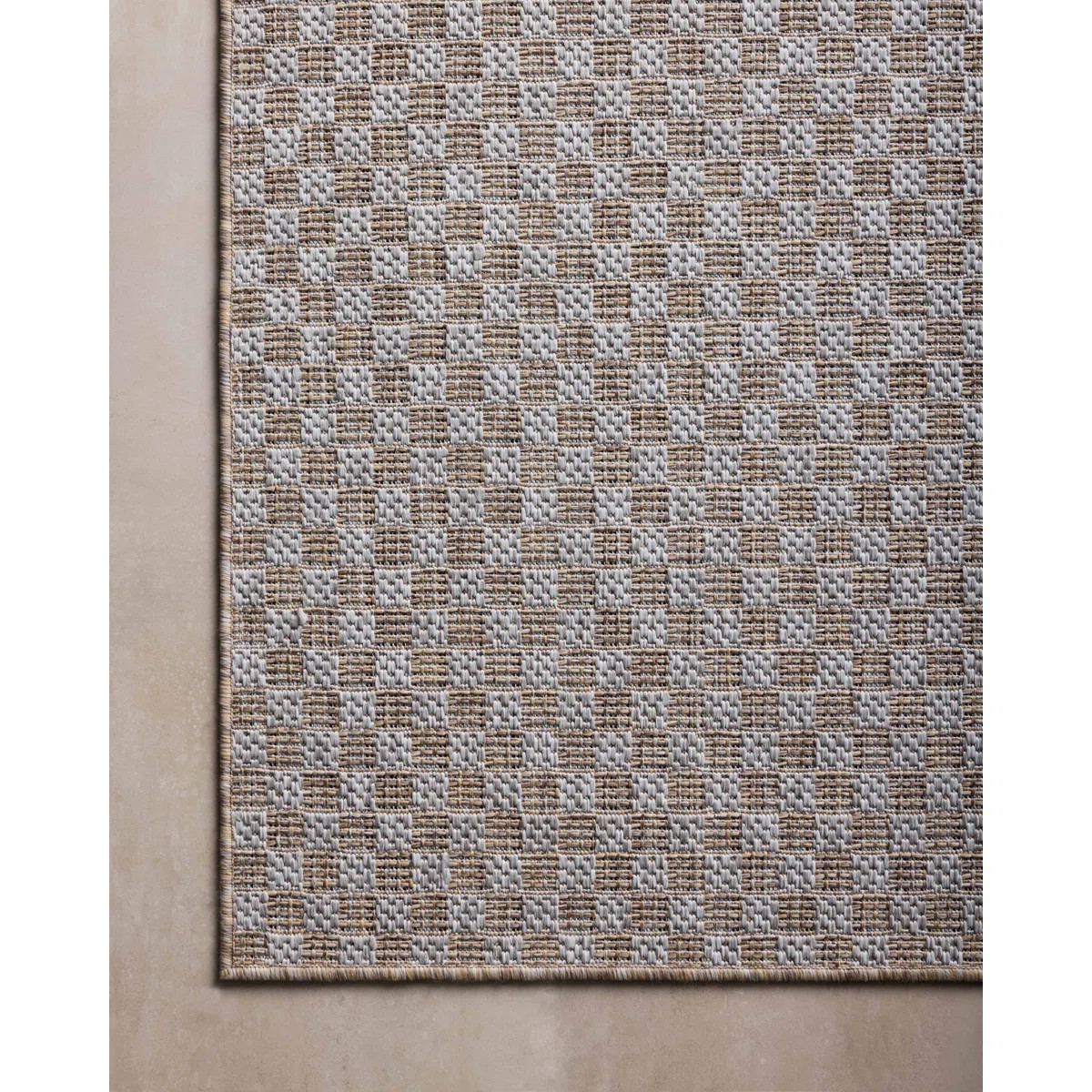 Amber Lewis x Loloi Indoor / Outdoor Topanga Natural / Silver Area Rug | Wayfair North America