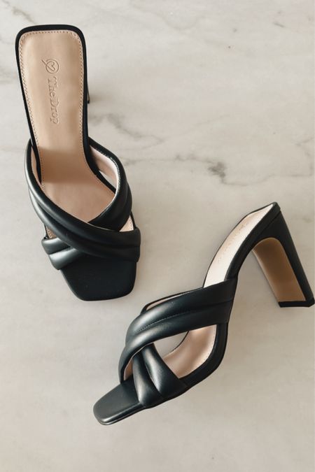 Amazon heels, black heels, comfortable style #StylinbyAylin 

#LTKunder100 #LTKshoecrush #LTKSeasonal