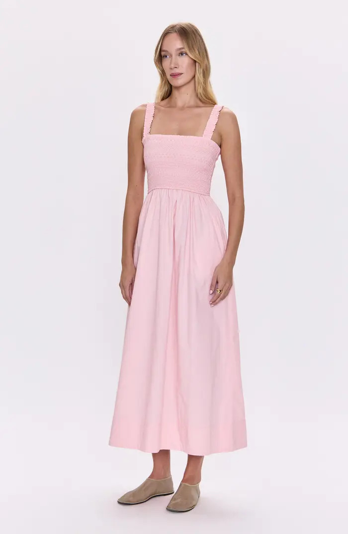 Genevieve Stretch Cotton Maxi Sundress | Nordstrom