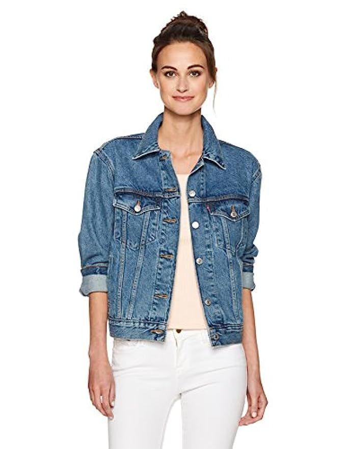 Levi's Women's Ex-Boyfriend Trucker Jacket's | Amazon (US)