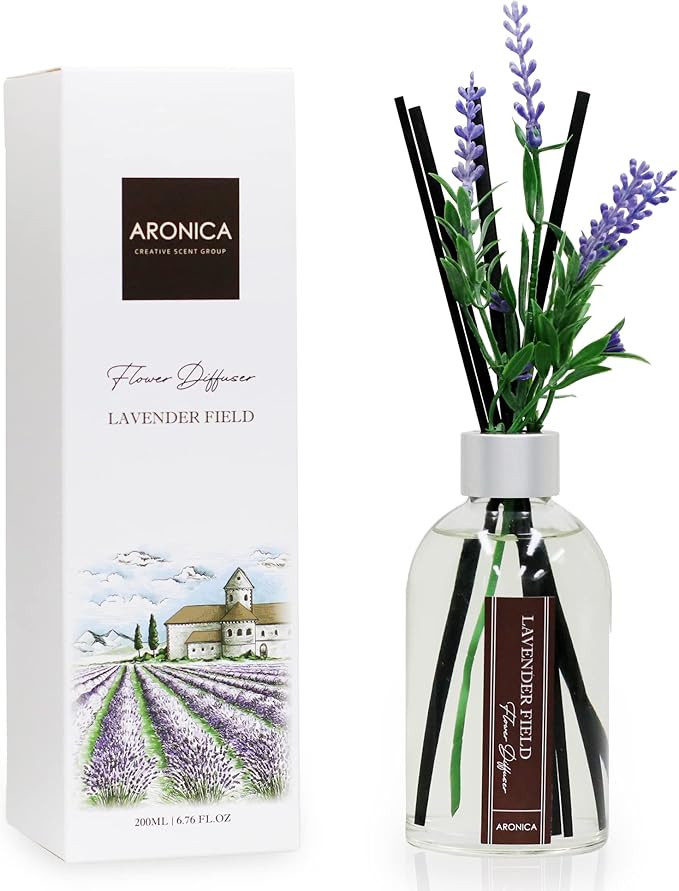 Aronica Lavender Diffuser Bathroom Oil, Guest Room Must Haves Lavender Air Freshener, Cozy Guest ... | Amazon (US)