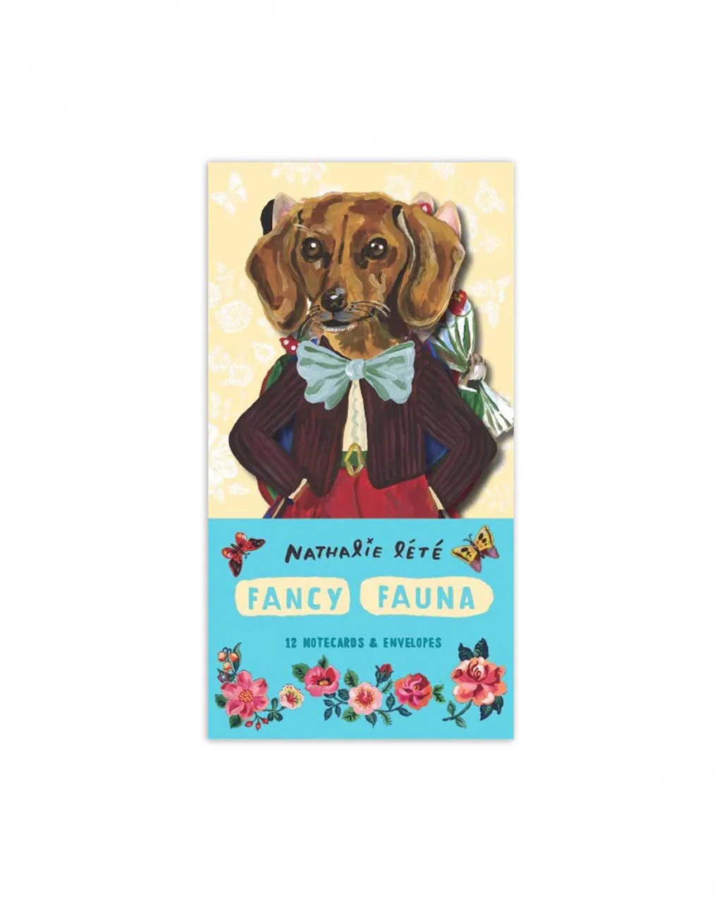 Fancy Fauna: 12 Notecards & Envelopes | ban.do