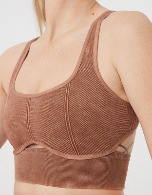 OFFLINE By Aerie Seamless Cut Out Sports Bra | American Eagle Outfitters (US & CA)