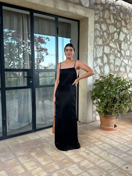 The LBD - long black dress. I wear it in a medium. 

#LTKstyletip #LTKuk #LTKsummer