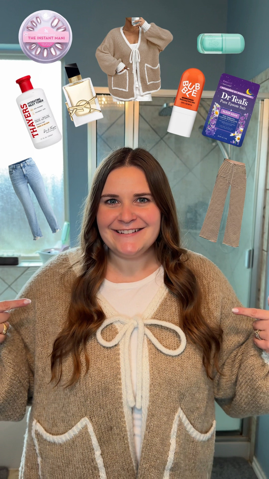 I’m wearing a 2XL in the cardigan in the shade apricot. I’m a size 16 in the American Eagle jeans. I finished the look with some platform slippers. 

#LTKPlusSize #LTKMidsize #LTKootd
