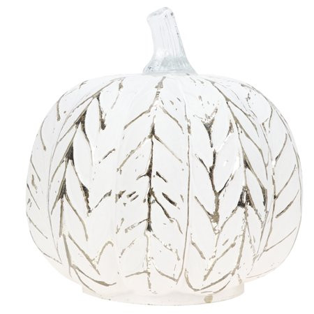 Hemoton Pumpkin Glass Halloween Lamp Decorations Lights Mercury Led Light Pumpkins Simulated Decor | Walmart (US)