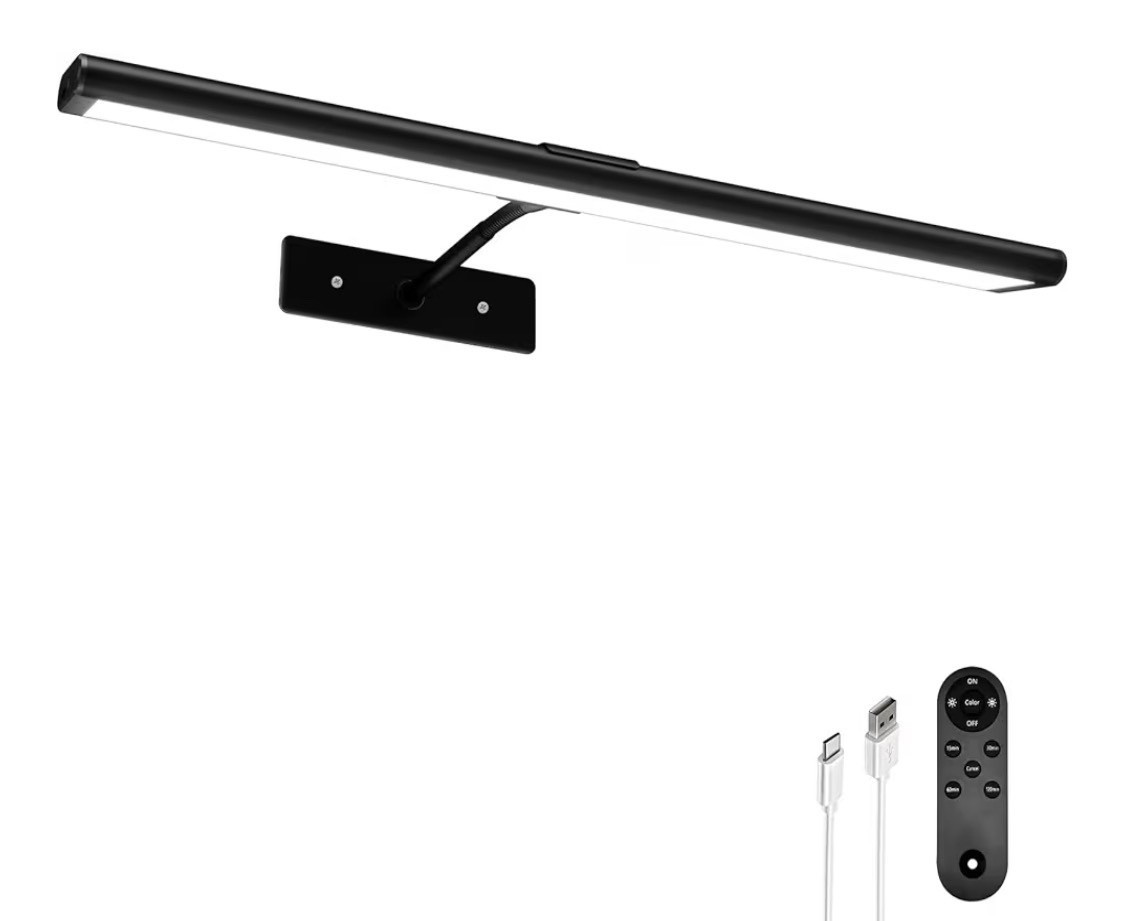 USB Rechargeable & Easy Charge:  picture light with with built-in 4800mAh large-capacity battery and comes with a USB-C charging cable. Low power consumption and long lasting durability. No frequent replacement and No more wasting money on AAA batteries! Easy charge,you just bring magnetic LED light from the bracket and using fast Type-C. Compatible with power bank, phone charger, PC USB Port

#LTKSeasonal #LTKHome