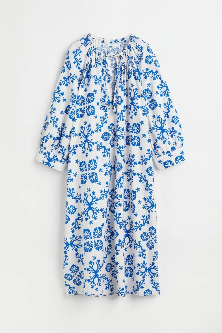 Cotton Dress with Drawstring | H&M (US + CA)