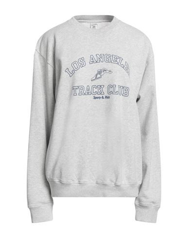 Sporty & Rich Woman Sweatshirt Light grey Size S Cotton, Polyester | YOOX (US)