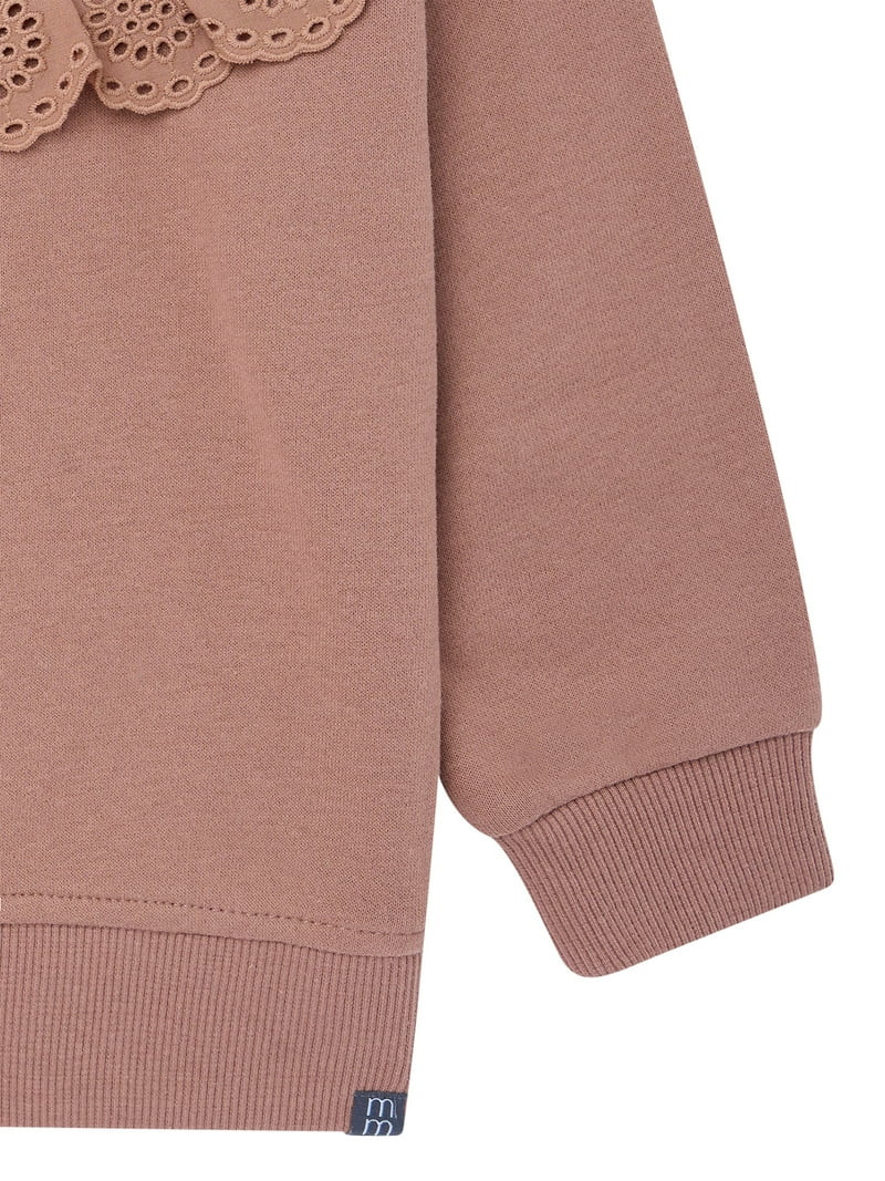 Modern Moments by Gerber Toddler Girl Eyelet Ruffle Sweatshirt Tunic and Legging Set, Sizes 12M-5... | Walmart (US)