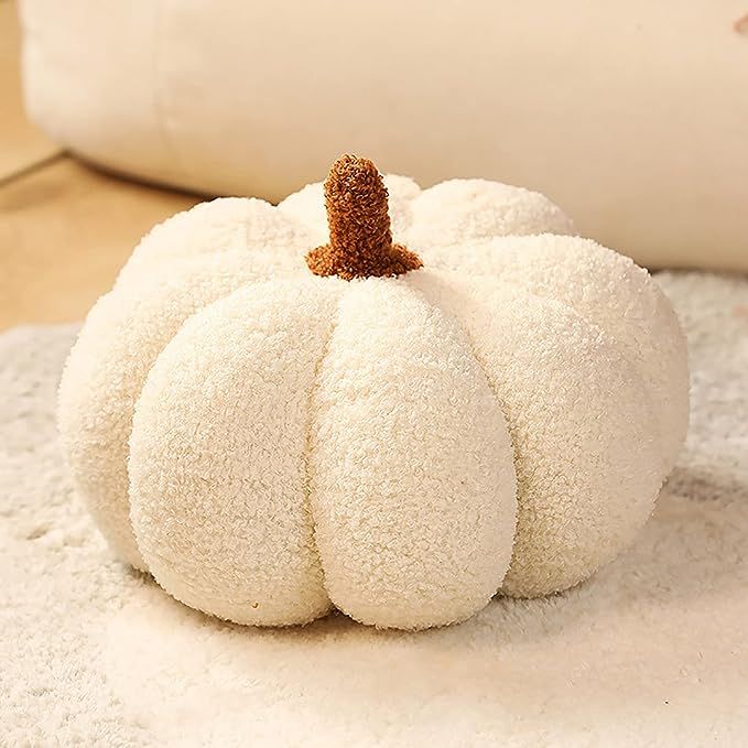 Amazon.com: Halloween Pumpkin Pillow Decor, Pumpkin Plush Pillow Fleece Stuffed Pumpkins Decorati... | Amazon (US)