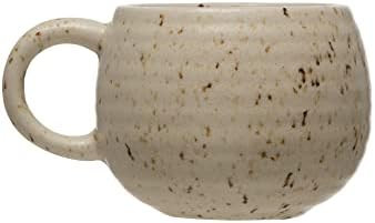 Creative Co-Op Speckled Stoneware Reactive Glaze Finish Mug, 1 Count (Pack of 1), Beige | Amazon (CA)