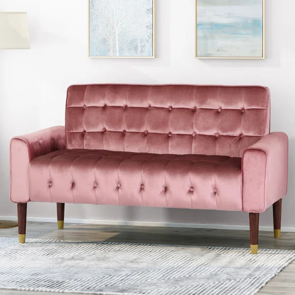 Papillion 51.75'' Velvet Loveseat | Wayfair North America