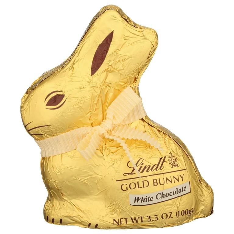 Lindt Gold Bunny, White Chocolate, Easter Chocolate Candy Bunny, 3.5 oz, 1 Count | Walmart (US)