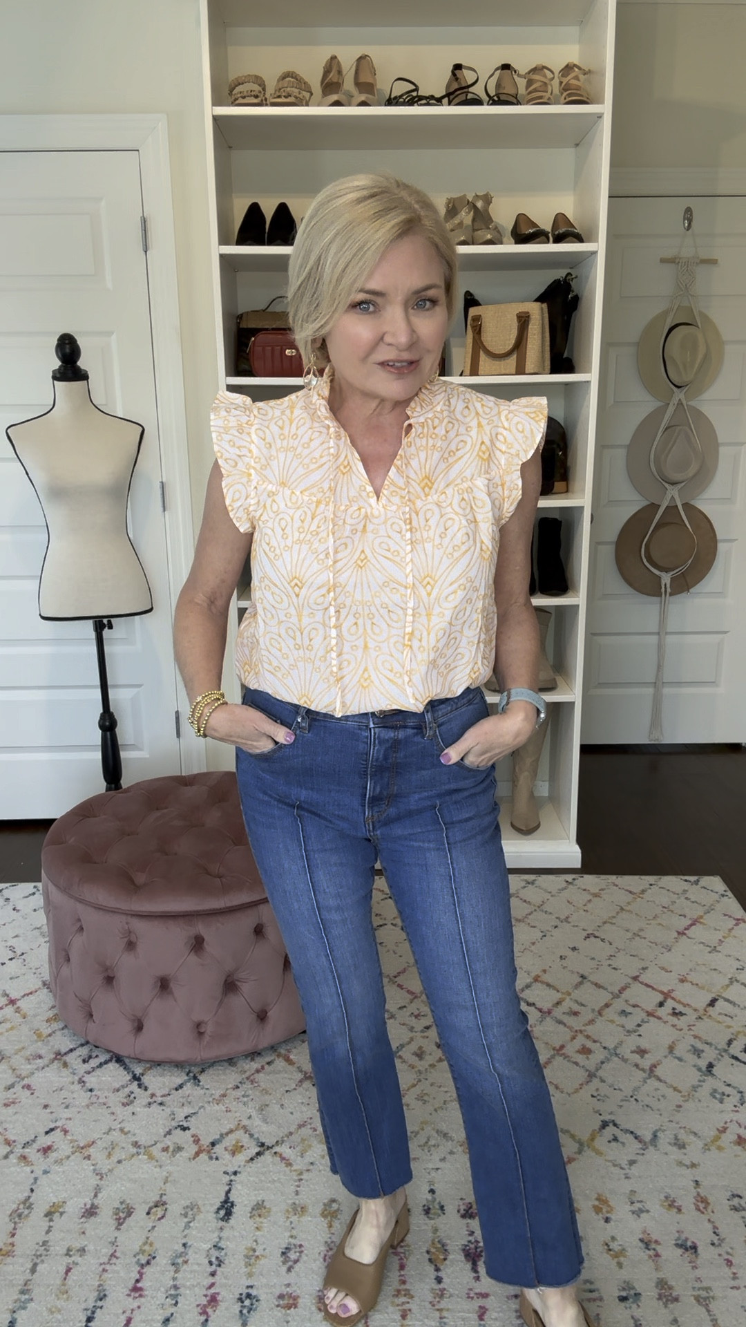 Happy Friday! Here's my OOTD featuring new Spring items from LOFT!

Wearing the blouse in Small Petite and jeans in 6.

Spring outfit
Jeans
Sandals
Casual outfit
Country concert
Spring blouse
Petite 
Over 50

#LTKover40 #LTKVideo #LTKfindsunder100