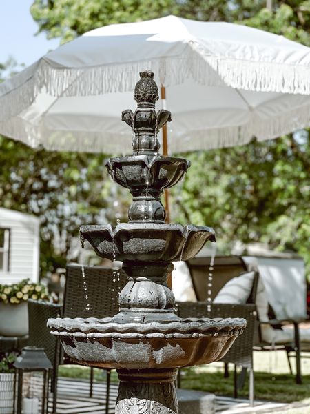 There’s nothing that beats the sound of a fountain in your own backyard. 🫶🏼🙌🏼

#LTKSeasonal #LTKFind #LTKhome