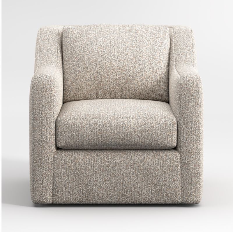 Notch Swivel Chair + Reviews | Crate & Barrel | Crate & Barrel