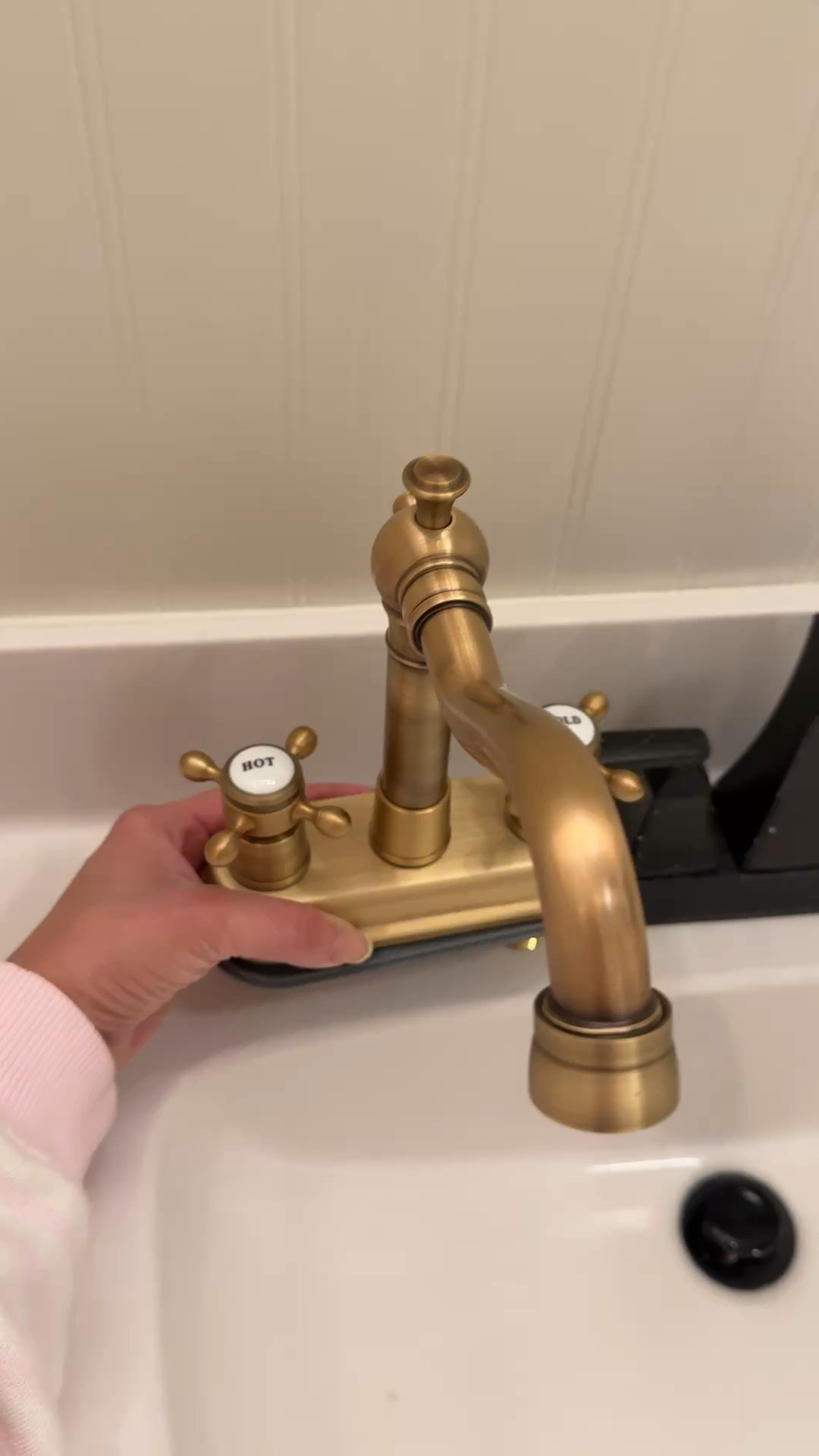 The cutest antique brass bathroom faucet how adorable band quite adorable can’t speak on quality yet but excited to try it out 

#LTKHome #LTKmomlife #LTKBeauty