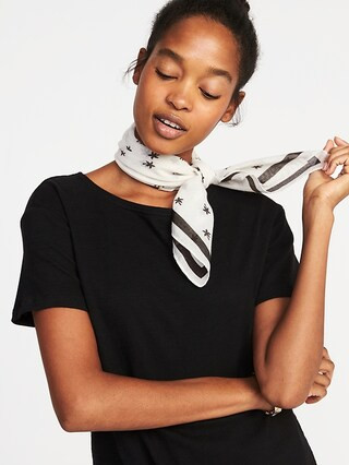 Lightweight Printed Neckerchief for Women | Old Navy US