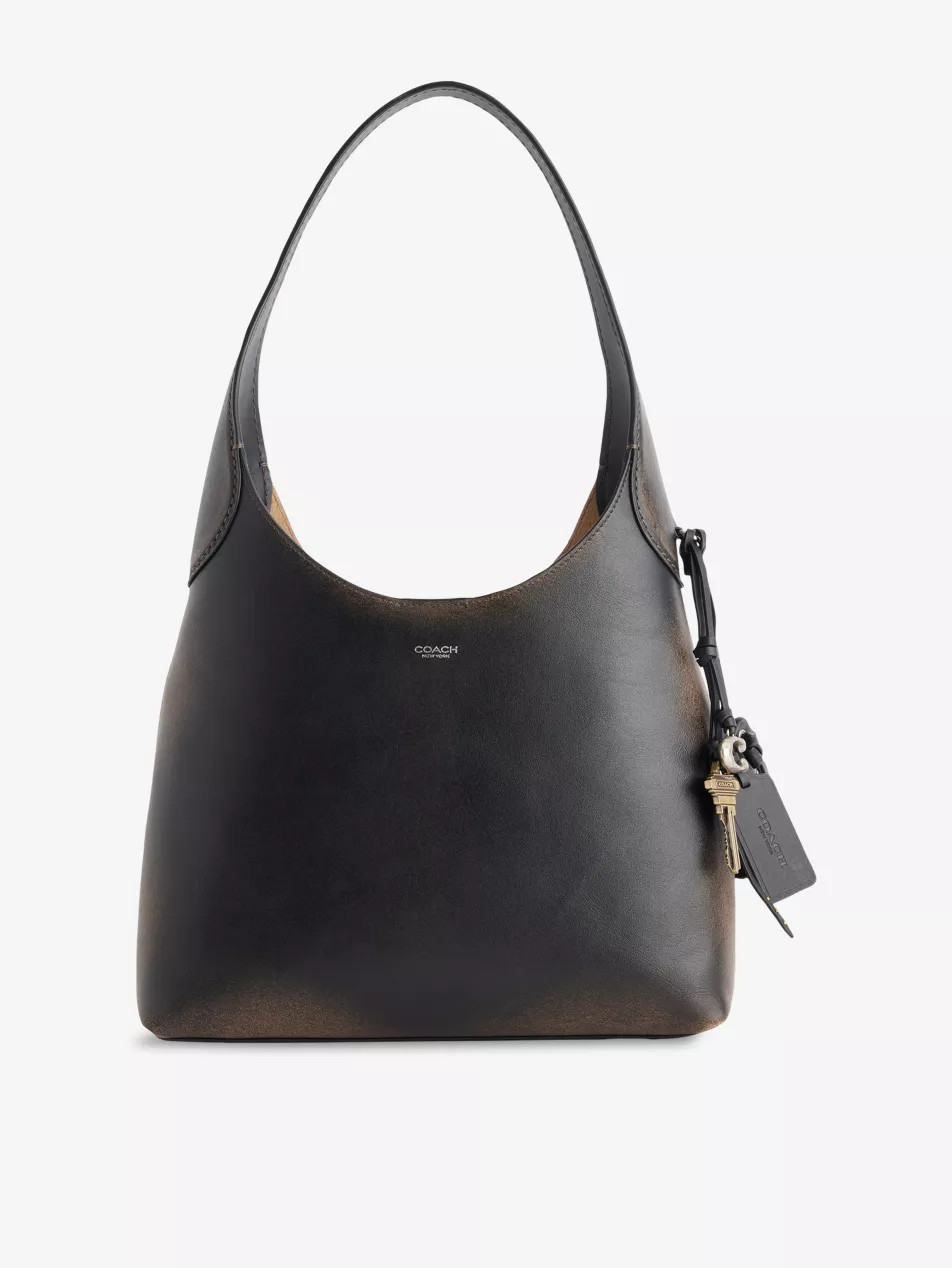 Brooklyn Hand-Distressed Leather Shoulder Bag | Selfridges